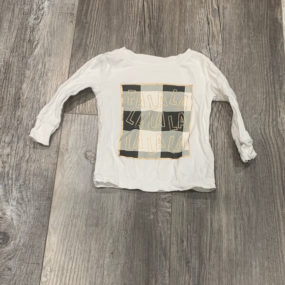Old Navy Other - Old Navy Kids White Graphic Long Sleeve Shirt